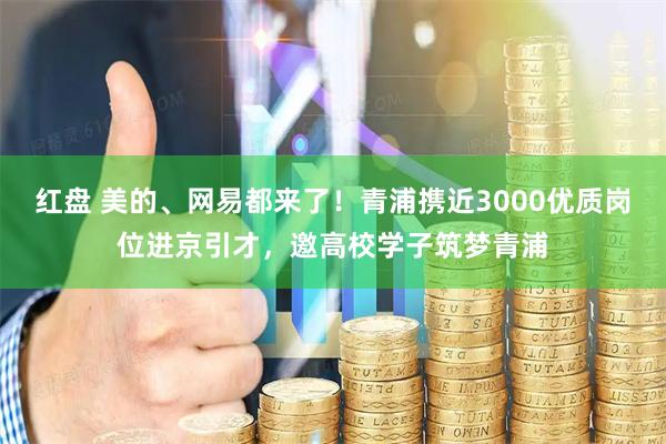 红盘 美的、网易都来了！青浦携近3000优质岗位进京引才，邀高校学子筑梦青浦