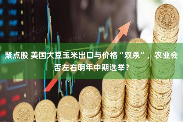 聚点股 美国大豆玉米出口与价格“双杀”，农业会否左右明年中期选举？
